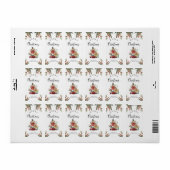 メリークリスマスプレゼントラベルシール ラベル (フルシート)