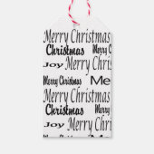 メリークリスマスプレゼントラベル ギフトタグ (正面)