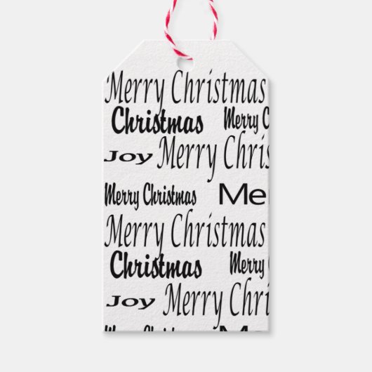 メリークリスマスプレゼントラベル ギフトタグ (正面)