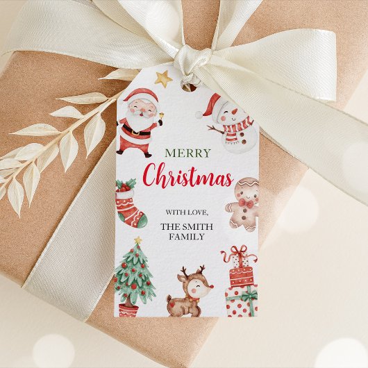 メリークリスマスプレゼントラベル ギフトタグ