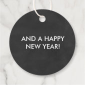 メリークリスマスプレゼントラベル、サークルシャルボード フェイバータグ (裏面)