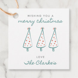 メリークリスマスプレゼントラベル フェイバータグ