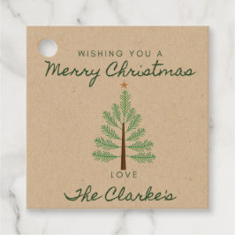 メリークリスマスプレゼントラベル フェイバータグ