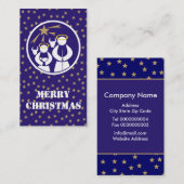 メリークリスマスプレゼントラベル 名刺 (正面/裏面)