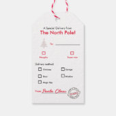 メリークリスマスプレゼントラベル 子供へ ギフトタグ (裏面)