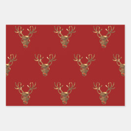 メリークリスマスプレゼント包装紙!折り返し紙 ラッピングペーパーシート