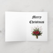 メリークリスマスプレゼント！カード 箔シーズンカード (内側レイダウン)