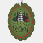 メリークリスマスプレッドツリー オーナメントカード (左)