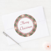 メリークリスマスプレッドホリデーシール ラウンドシール (封筒)
