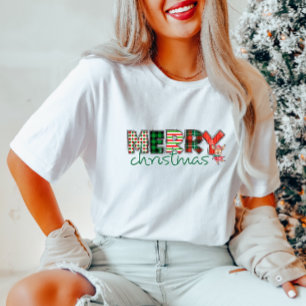 メリークリスマスプレド女性用シャツ Tシャツ