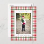 メリークリスマスプレド |家族の写真の投稿を追加 ポストカード (正面/裏面)