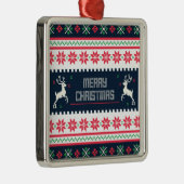 メリークリスマスプレミアンスクエアオーナメント メタルオーナメント (右)