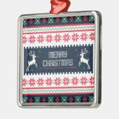 メリークリスマスプレミアンスクエアオーナメント メタルオーナメント (左)