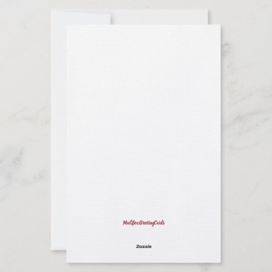 メリークリスマスプードル文房具 便箋 (裏面)