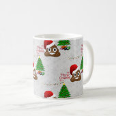 メリークリスマスプー絵文字 コーヒーマグカップ (正面右)