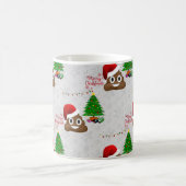 メリークリスマスプー絵文字 コーヒーマグカップ (中央)