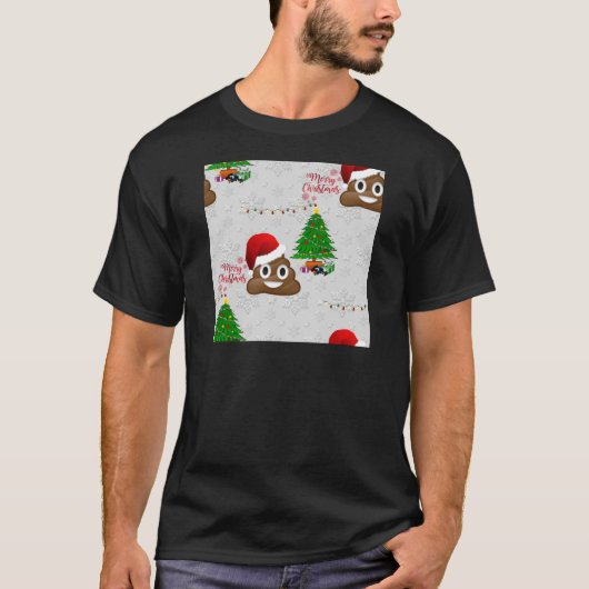 メリークリスマスプー絵文字 Tシャツ (正面)