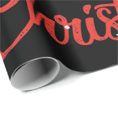 メリークリスマスヘアスタイリストのおもしろい美容師 ラッピングペーパー (ロールコーナー)