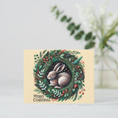 メリークリスマスヘア ポストカード (スタンド正面)