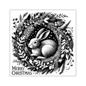 メリークリスマスヘア ラバースタンプ (インプリント)