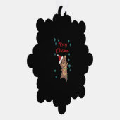 メリークリスマスベアースノーベアーテディ オーナメントカード (右)