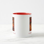 メリークリスマスベビーフォトサンタハットフェスティバル マグカップ (中央)