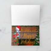 メリークリスマスベビーヤギ シーズンカード (内部)