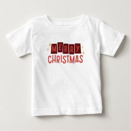 メリークリスマスベビー/幼児シャツ ベビーTシャツ