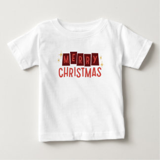 メリークリスマスベビー/幼児シャツ ベビーTシャツ