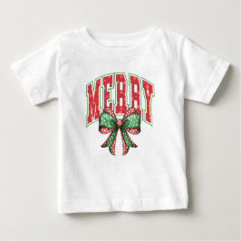 メリークリスマスベビーTシャツ ベビーTシャツ