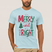 メリークリスマスベラ+キャンバスショートスリーブTシャツ Tシャツ (正面)