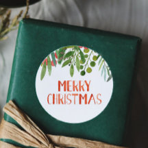 メリークリスマスベリーと枝水色