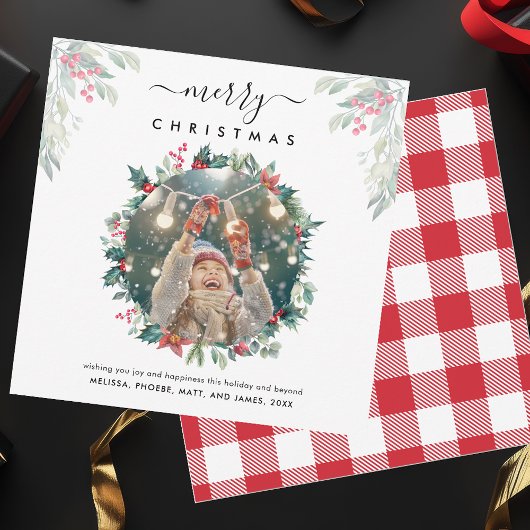 メリークリスマスベリーの写真 ノートカード