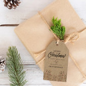 メリークリスマスベリーパーソナライズされた ギフトタグ