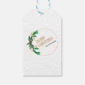 メリークリスマスベリーリース ギフトタグ (裏面)