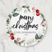 メリークリスマスベリ葉ーズ フェイバータグ (裏面)