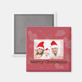 メリークリスマスベルと写真 マグネット (正面/裏面)