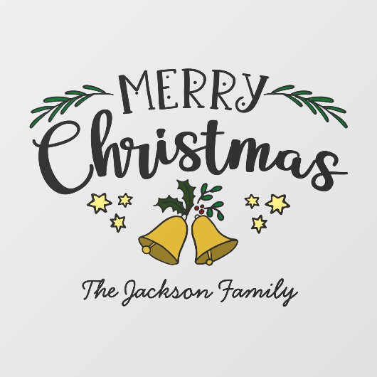 メリークリスマスベルのミスタントスターの姓 ウィンドウサイン (シート)