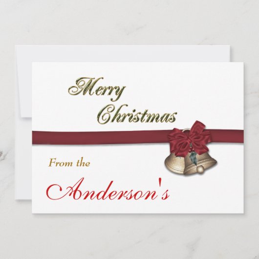 メリークリスマスベルズカード シーズンカード (正面)