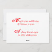 メリークリスマスベルズカード シーズンカード (裏面)