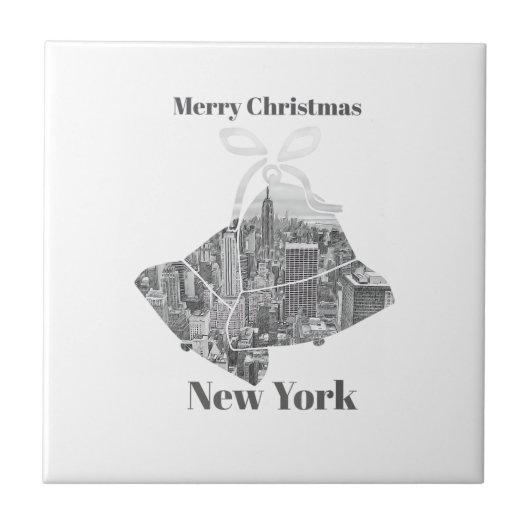 メリークリスマスベルニューヨーク タイル (正面)