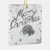 メリークリスマスベル セラミックオーナメント (右)