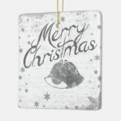 メリークリスマスベル セラミックオーナメント (左)