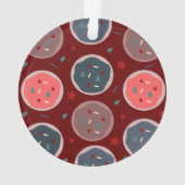 メリークリスマスベーカーCookie名オーナメント オーナメント (裏面)