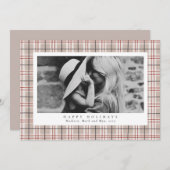 メリークリスマスベージュプライド1枚 シーズンカード (正面/裏面)