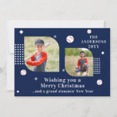 メリークリスマスベースボールスポーツ2写真家名 (正面)