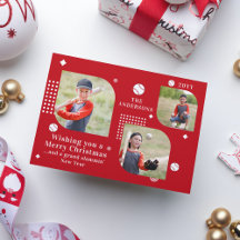 メリークリスマスベースボールスポーツ3写真家名