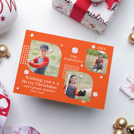 メリークリスマスベースボールスポーツ3写真家名