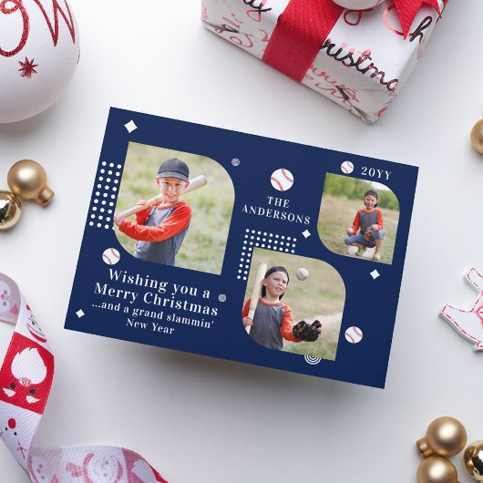 メリークリスマスベースボールスポーツ3写真家名