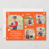 メリークリスマスベースボールスポーツ5写真家名 (正面)